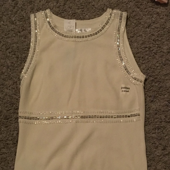 Ann Taylor Tops - Ann Taylor extra small white tank top
